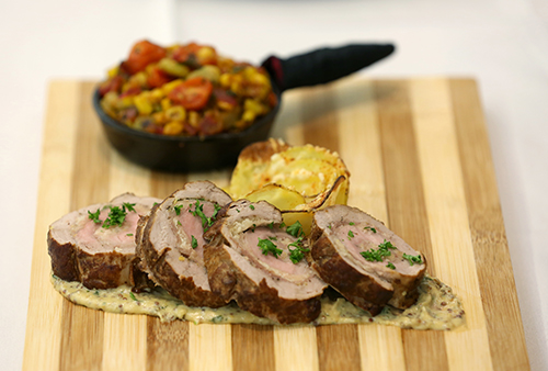 Neenah High School’s first-place winning pork dish.