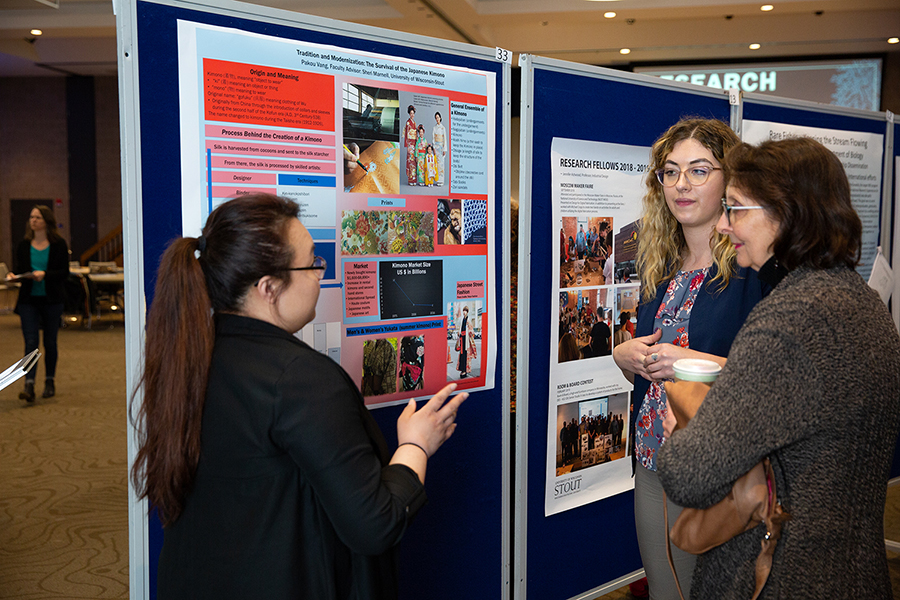 Senior Pakou Vang talks about her research into traditional Japanese kimono making and how interest in the occupation has declined.