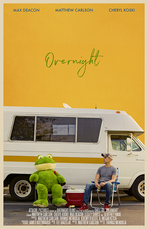 "Overnight" is set in a Walmart parking lot.