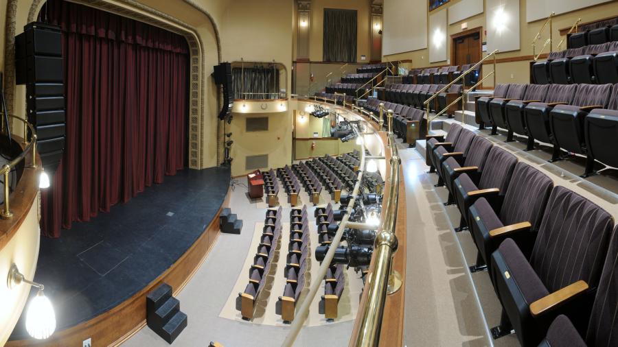 Harvey Hall Theatre will be the site of Free Speech at UW-Stout on Wednesday, Oct. 18.