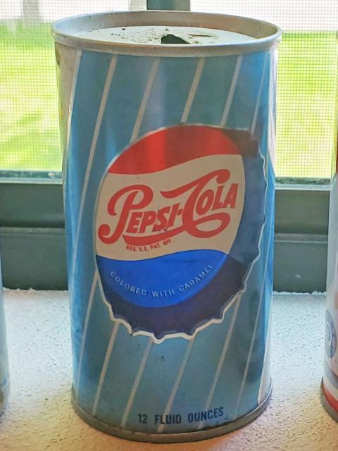 Vintage Pepsi can found in Kyle Birkholz's farmhouse.