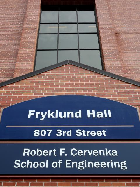 UW-Stout's School of Engineering is in Fryklund Hall.