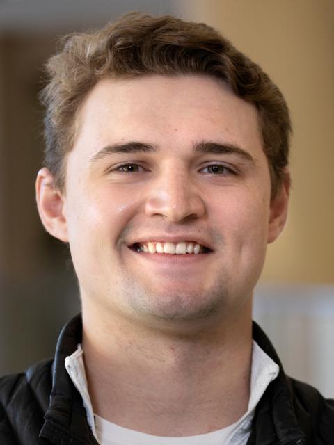 Ben Larson, a senior supply chain management major from Menomonie, is a Stout Ambassador for the second year.